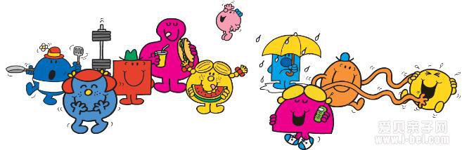 有声点读绘本 奇先生妙小姐Mr. Men Little Miss87册 英国儿童读物