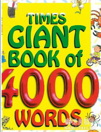 儿童英语字典Times 4000 Words for ESL 4000字典 dab点读包