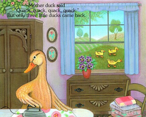 five little ducks绘本
