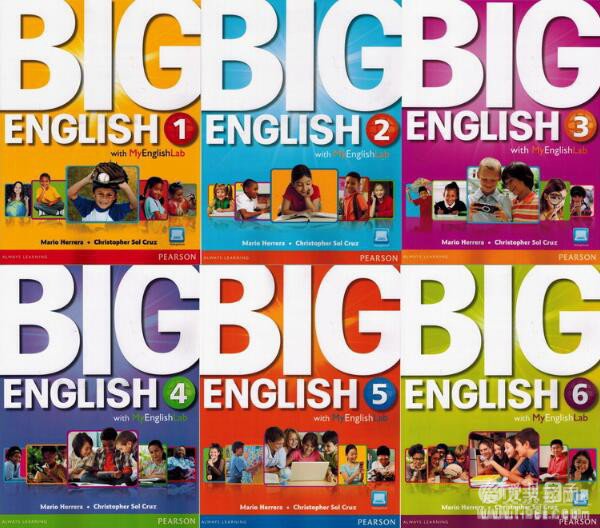 英语教材:培生朗文教材 Big English 1-6册全套资源下载