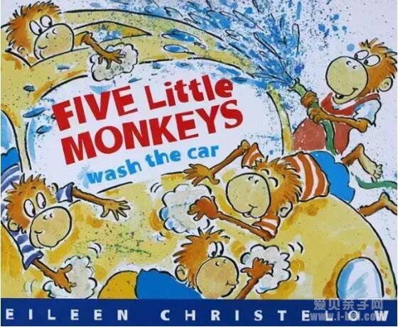 Five Little Monkeys Wash The CarֻСϴ