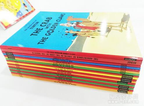经典漫画书The Adventure of TinTin丁丁历险记18册
