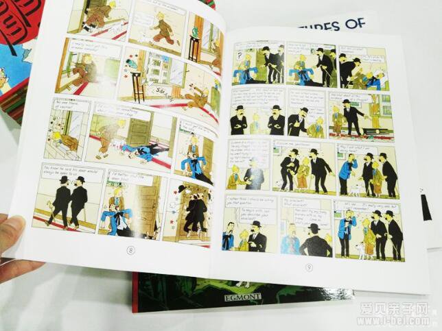 经典漫画书The Adventure of TinTin丁丁历险记18册