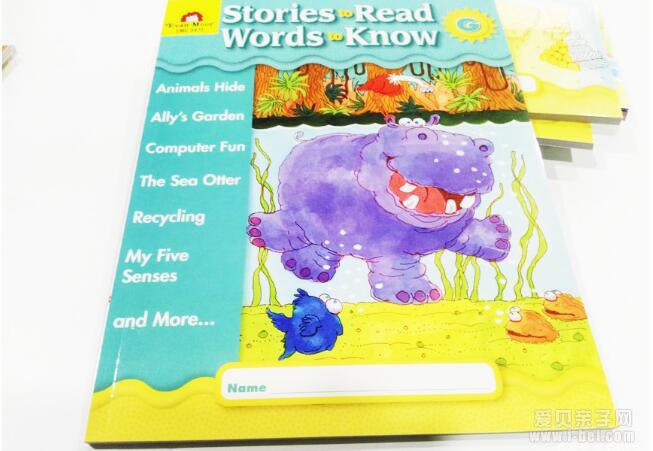 美国加州小学练习册Stories to Read Words to Know10册