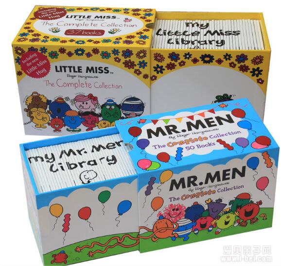 英文原版:Mr. Men Little Miss 奇先生和妙小姐87册绘本