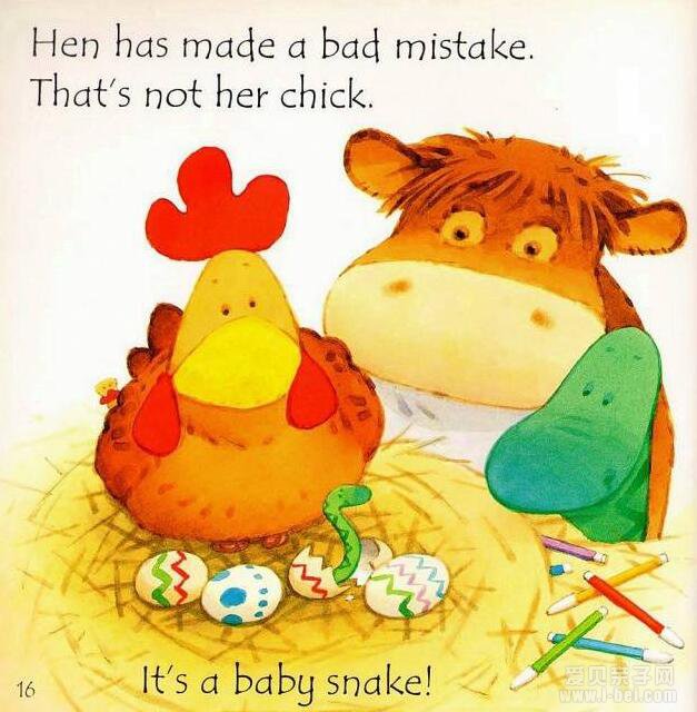 Usborne Phonics Readers系列 《Hen’s pens母鸡的彩色画笔》 阅读指导