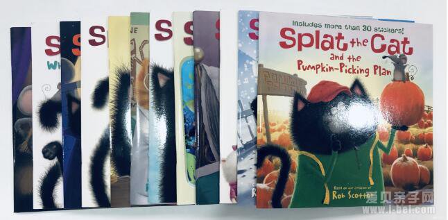 [有声点读 I can read 系列 Splat the Cat 啪嗒猫12册