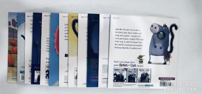 [有声点读 I can read 系列 Splat the Cat 啪嗒猫12册