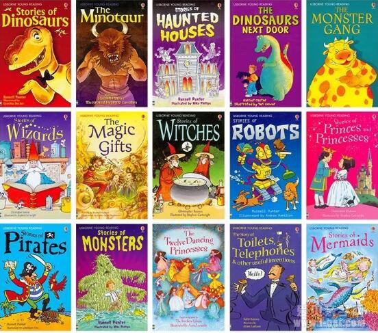 我的第三个图书馆The Usborne Reading Collection 40册原版盒装