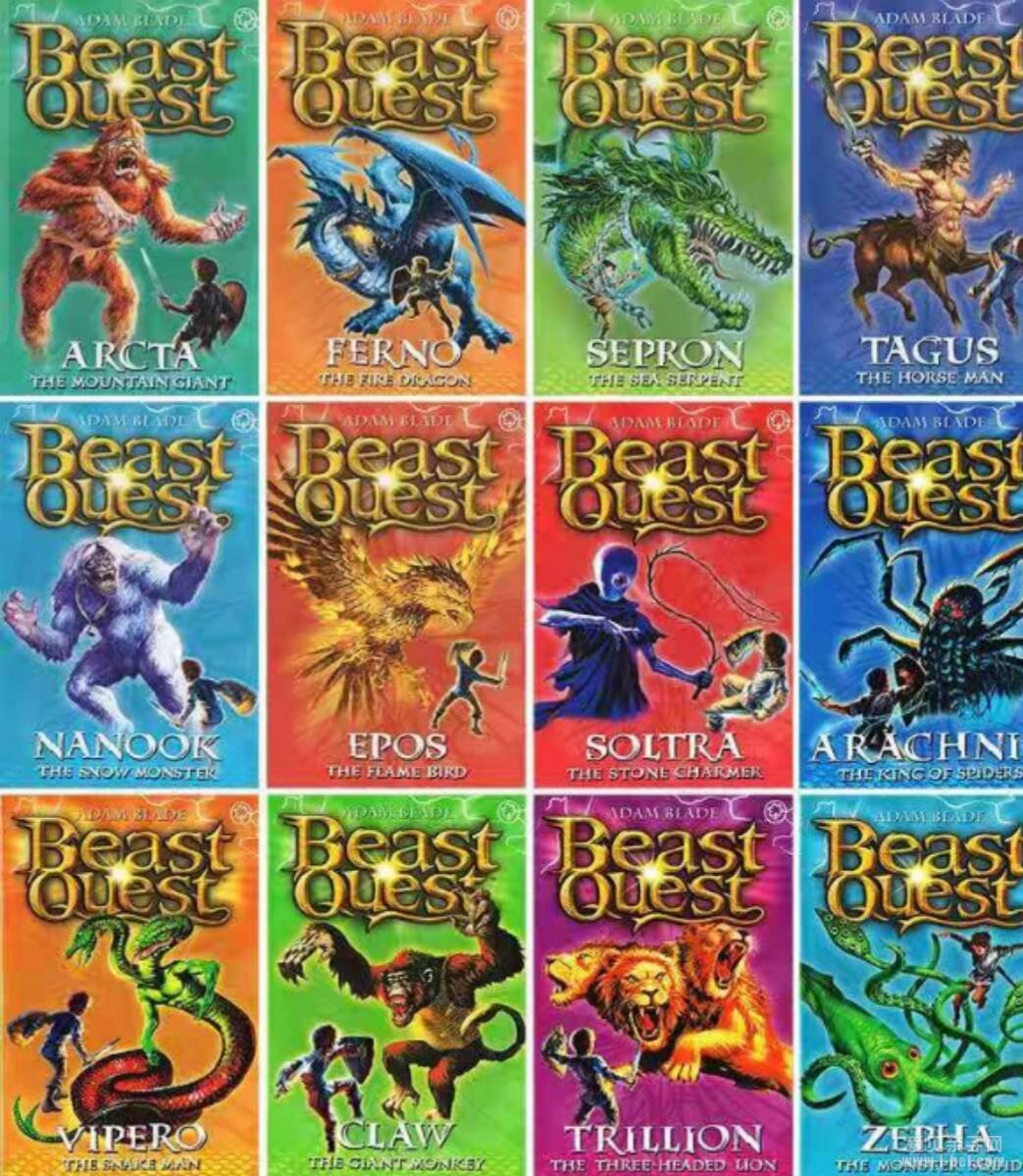 奇幻冒险章节书：Beast Quest 追击野兽12册